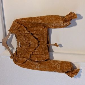 Spell cropped blouse